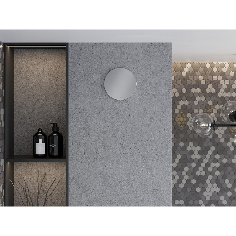 Mexen AXR 100 bathroom fan with humidity sensor, silver - W9602-100H-11