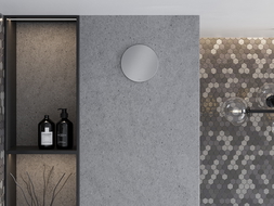 Mexen AXR 100 bathroom fan with humidity sensor, silver - W9602-100H-11