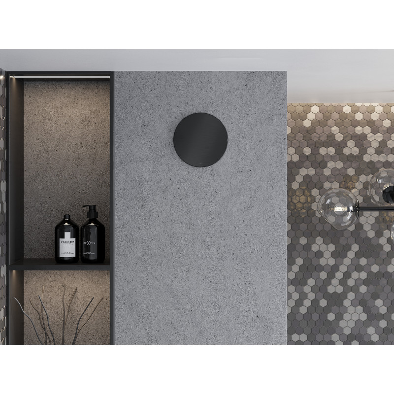 Mexen AXR 100 bathroom fan with timer, black - W9602-100T-70