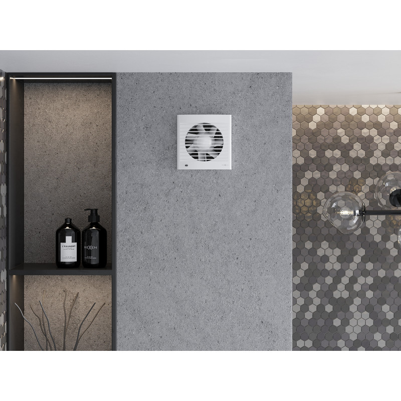 Mexen EXS 120 bathroom fan, white - W9604-125-00