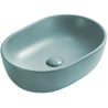 Mexen Viki countertop washbasin 48 x 35 cm, light green matte - 21054848
