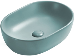 Mexen Viki countertop washbasin 48 x 35 cm, Bright green matt - 21054848