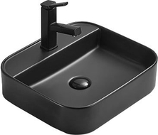 Mexen Sofia countertop washbasin 40 x 40 cm, matte black - 22154085