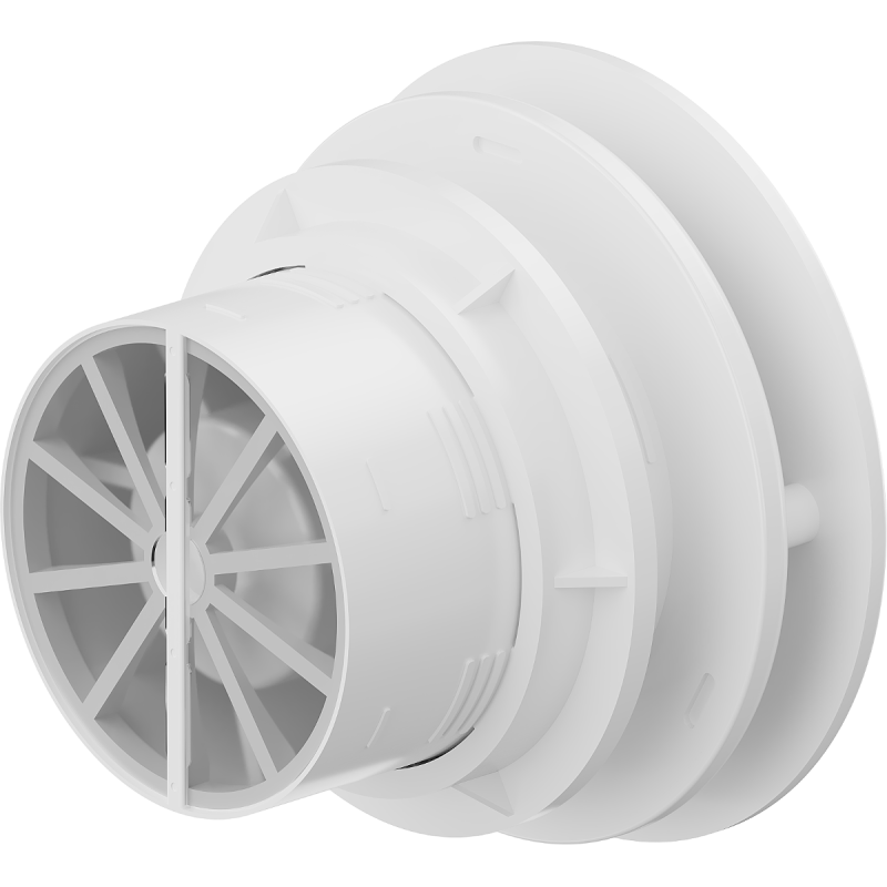 Mexen AXR 100 bathroom fan with timer, white - W9602-100T-00