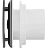 Mexen AXS 100 bathroom fan with timer, black - W9601-100T-70
