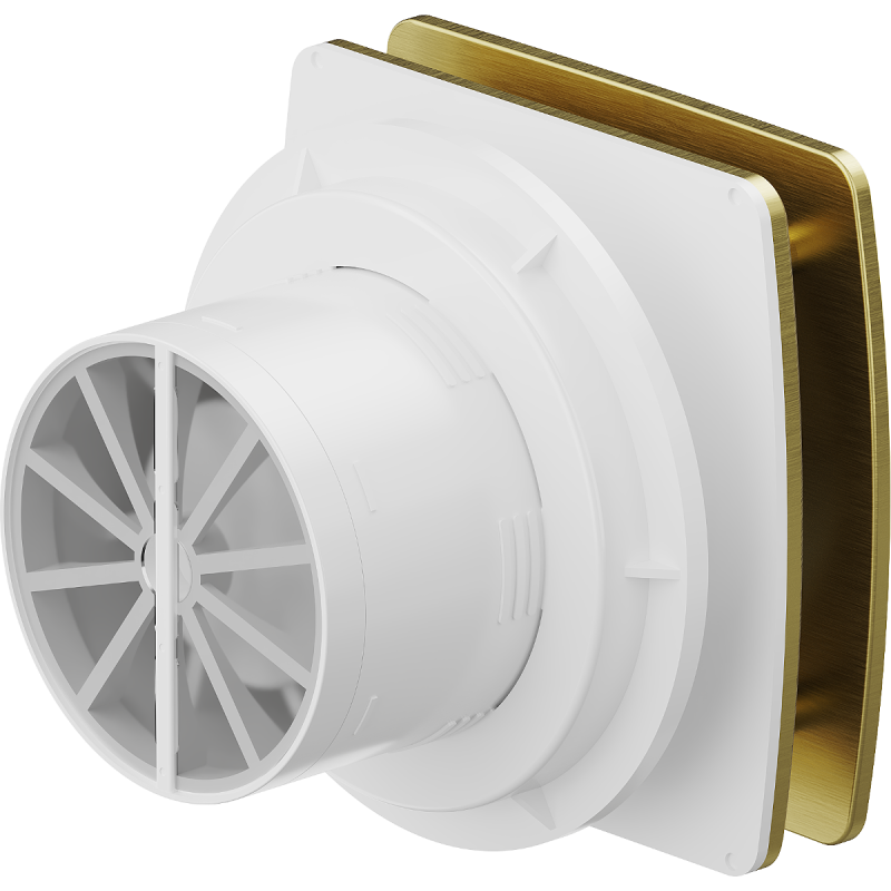 Mexen AXS 100 bathroom fan with humidity sensor, gold - W9601-100H-50