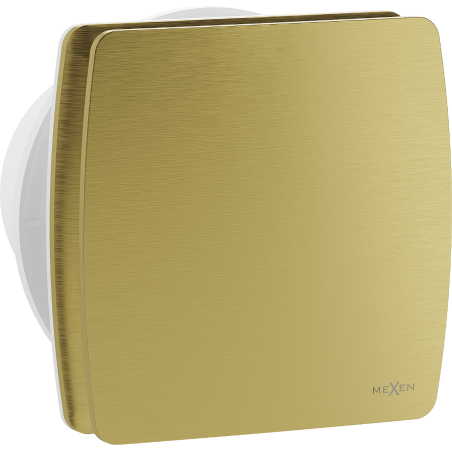 Mexen AXS 100 bathroom fan, gold - W9601-100-50