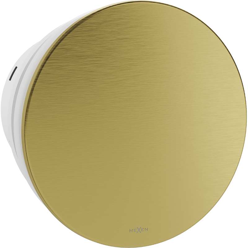 Mexen AXR 100 bathroom fan with timer, gold - W9602-100T-50