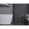 Mexen Algar freestanding bathtub mixer tap, gold - 75733-50