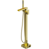 Mexen Algar freestanding bathtub mixer tap, gold - 75733-50