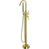 Mexen Alma freestanding bathtub faucet, gold - 75033-50