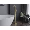 Mexen Alma freestanding bath tap, gold - 75033-50