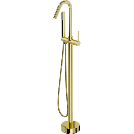 Mexen Gaja freestanding bath mixer, gold - 75333-50