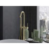 Mexen Gaja freestanding bathtub faucet, gold - 75333-50