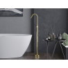 Mexen Gaja freestanding bathtub faucet, gold - 75333-50