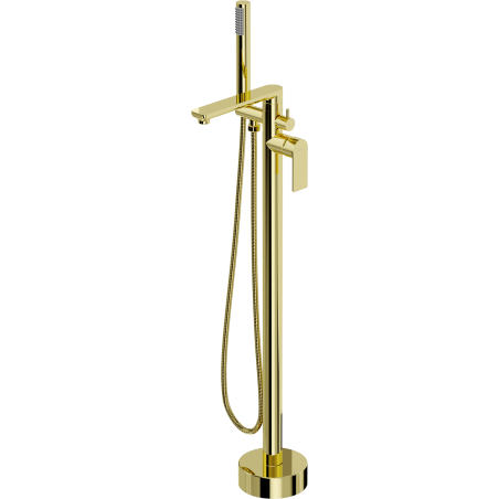 Mexen Leda free-standing bath tap, gold - 75633-50