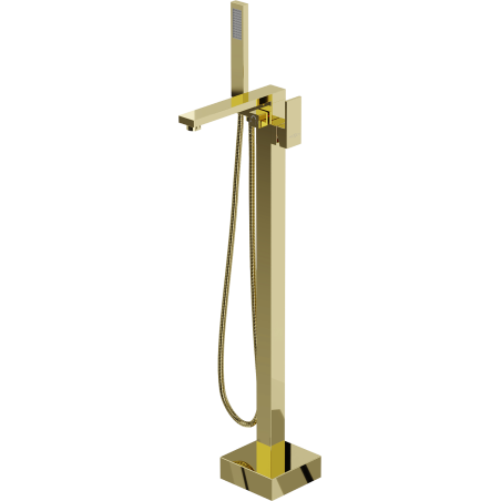 Mexen Urano freestanding bathtub faucet, gold - 75233-50