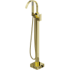 Mexen Veda freestanding bathtub faucet, gold - 75433-50