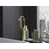 Mexen Veda freestanding bathtub faucet, gold - 75433-50