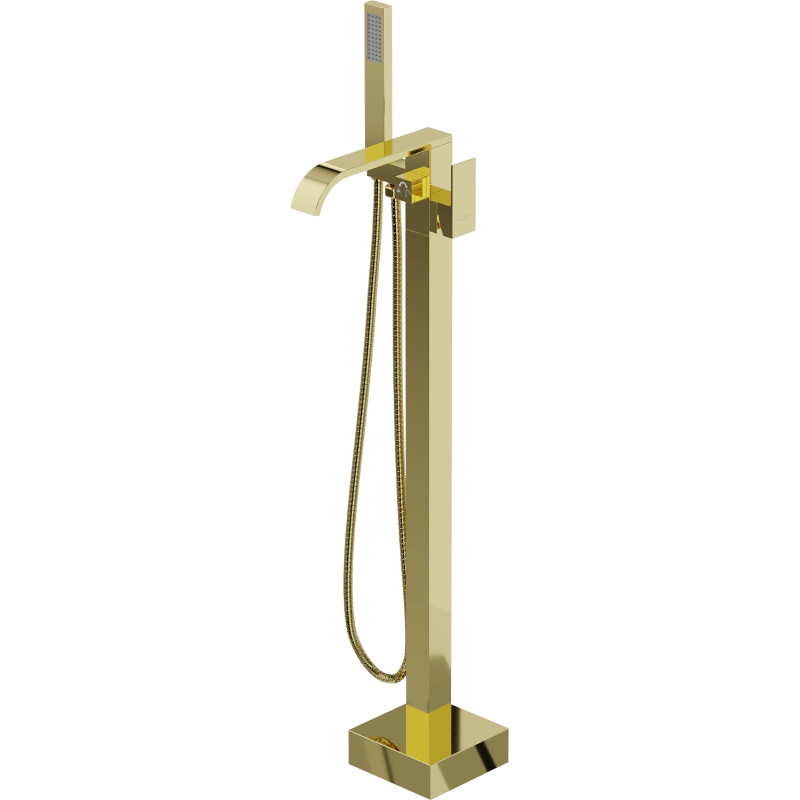 Mexen Lava freestanding bathtub faucet, gold - 752433-50