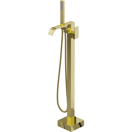 Mexen Lava freestanding bath mixer, gold - 752433-50
