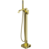 Mexen Lava freestanding bathtub mixer tap, gold - 752433-50