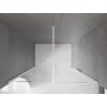 Mexen Velar sliding shower door 140 cm, transparent, white - 871-140-000-01-20