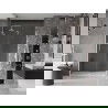 Mexen Velar sliding shower door 160 cm, transparent, white - 871-160-000-01-20