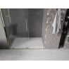 Mexen Velar 140 cm Sliding Shower Door, Transparent, Gold - 871-140-000-01-50