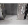 Mexen Velar 150 cm Sliding Shower Door, Transparent, Gold - 871-150-000-01-50