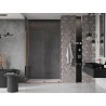 Mexen Velar sliding shower doors 160 cm, transparent, rose gold - 871-160-000-01-60
