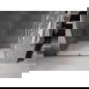 Mexen Velar sliding shower door 130 cm, transparent, brushed gun gray - 871-130-000-01-66