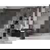 Mexen Velar sliding shower door 130 cm, transparent, brushed gun gray - 871-130-000-01-66