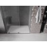 Mexen Velar 160 cm sliding shower door, transparent, brushed gun gray - 871-160-000-01-66