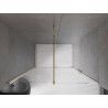 Mexen Velar sliding shower doors 150 cm, transparent, gold - 871-150-000-01-50