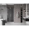 Mexen Velar sliding shower doors 100 cm, transparent, white - 871-100-000-01-20