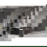 Mexen Velar sliding shower door 100 cm, transparent, gold - 871-100-000-01-50