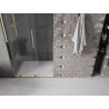Mexen Velar sliding shower doors 110 cm, transparent, gold - 871-110-000-01-50