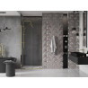 Mexen Velar sliding shower doors 110 cm, transparent, gold - 871-110-000-01-50