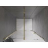 Mexen Velar sliding shower doors 110 cm, transparent, gold - 871-110-000-01-50