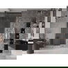 Mexen Velar sliding shower door 110 cm, transparent, brushed copper - 871-110-000-01-65