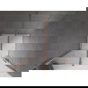 Mexen Velar sliding shower door 110 cm, transparent, brushed copper - 871-110-000-01-65