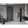 Mexen Velar sliding shower door 100 cm, transparent, gun gray brushed - 871-100-000-01-66