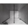 Mexen Velar sliding shower doors 100 cm, transparent, black - 871-100-000-01-70