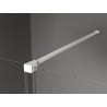 Mexen Velar sliding shower door 140 cm, transparent, white - 871-140-000-01-20