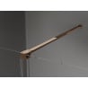 Mexen Velar sliding shower door 100 cm, transparent, Rose gold - 871-100-000-01-60