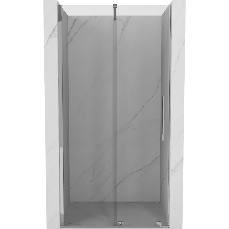 Mexen Velar sliding shower door 90 cm, transparent, chrome - 871-090-000-01-01