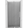 Mexen Velar sliding shower door 90 cm, transparent, white - 871-090-000-01-20