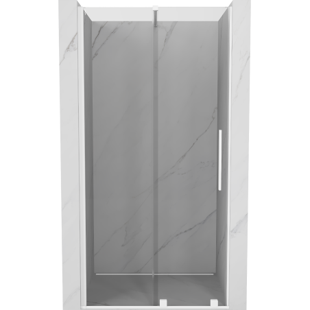 Mexen Velar sliding shower doors 100 cm, transparent, white - 871-100-000-01-20
