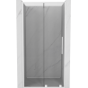 Mexen Velar sliding shower door 100 cm, transparent, white - 871-100-000-01-20